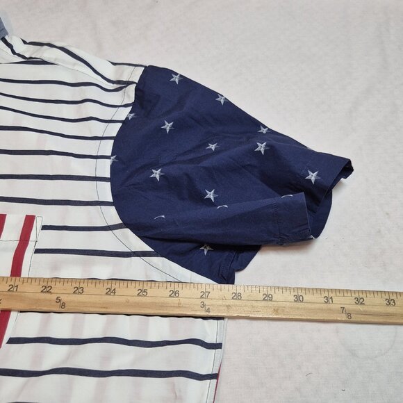 Daniel Cremieux Men's Shirt Size XXL Blue Label Stars & Stripes Button Up (56) - Picture 6 of 10